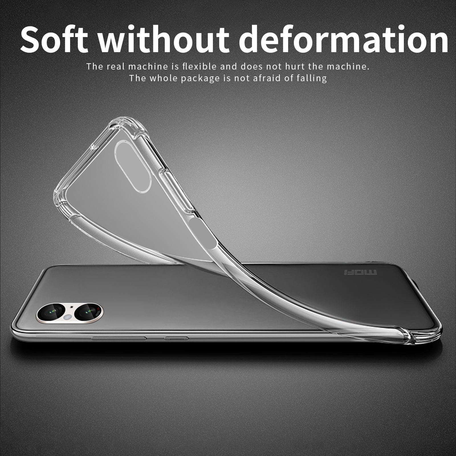 MOFI For Sony Xperia 10 VI Case Transparent Soft TPU Protective Phone Cover MOFI For Sony Xperia 10 VI Case Transparent Soft TPU Protective Phone Cover